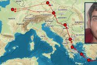 Cesta uprchlíka-teroristy Evropou vedla přes Česko? Potopila se s ním loď, za 39 dnů vraždil