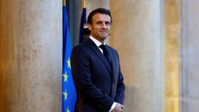 Konference v Paříži o pomoci Ukrajině: Emmanuel Macron (13.12.2022)