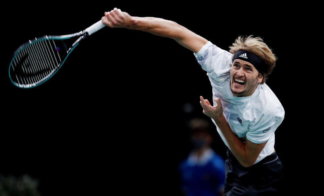 Alexander Zverev na Masters v Paříži