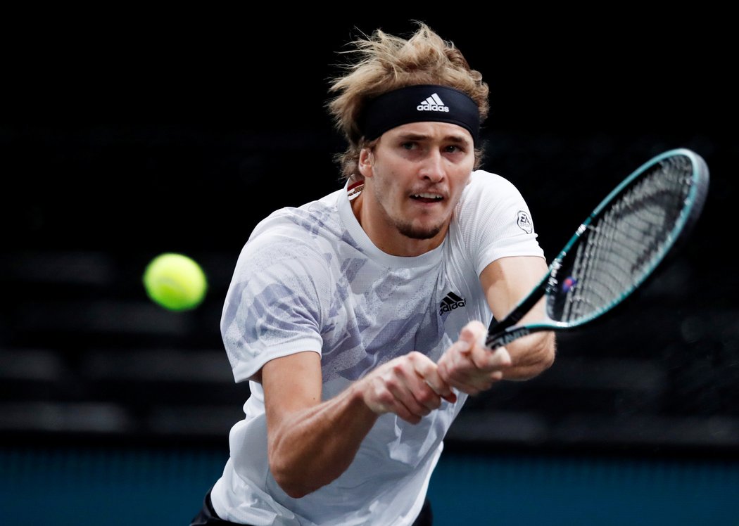 Alexander Zverev na Masters v Paříži