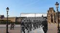 Skvěle zasazené snímky z válečné Paříže do moderních ulic