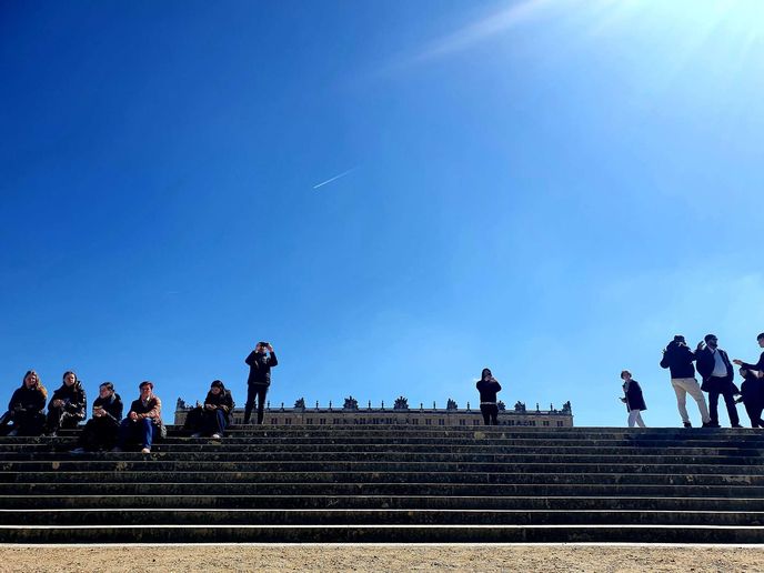 Po třech dnech se počasí konečně umoudřilo a na výlet do Versailles dokonce i vykouklo slunce. Po třech dnech se počasí konečně umoudřilo a na výlet do Versailles dokonce i vykouklo slunce.