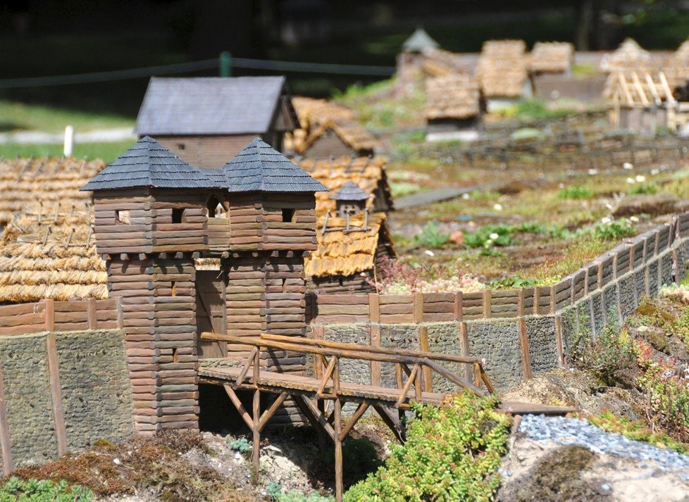 Zaniklý hrad Plzeň - park miniatur Boheminium