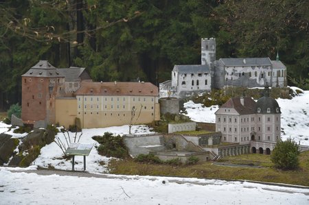 Park miniatur Boheminium v Mariánských Lázních