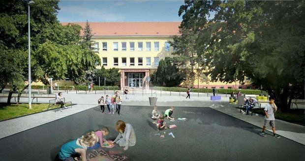 This is how the Lázaro Cárdenas park in Prague 6 should look according to the design