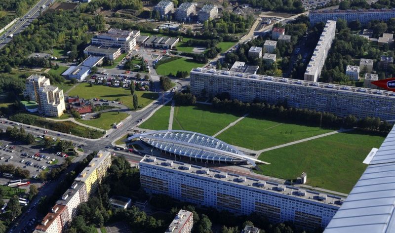 O toto území kolem stanice Střížkov se rozroste park Přátelství.