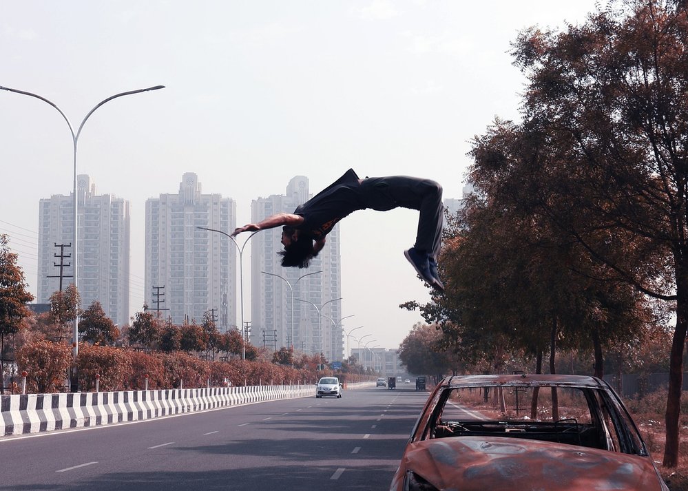 Parkour je free a rozhýbe tě na táboře i ve městě