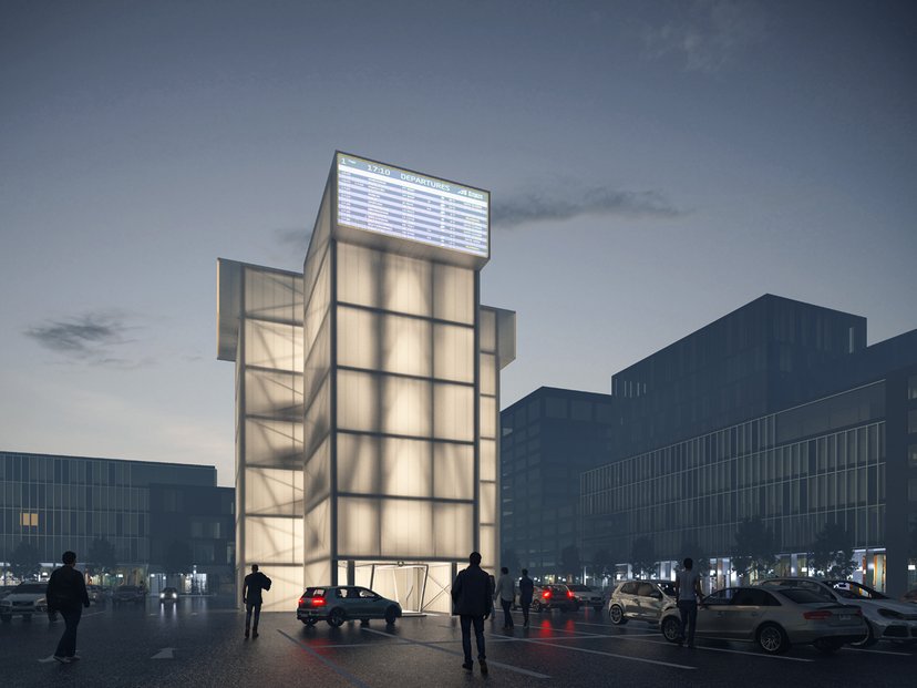 Parkování, které šetří místo, náklady i životní prostředí navrhli architekti ze studia Chybík+Krištof.