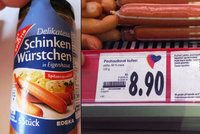 Párky bez masa a lži: Němci a Poláci posílají do Česka falšované potraviny