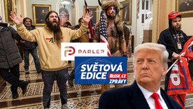 Trumpovi agresivní příznivci se domlouvali na síti Parler.