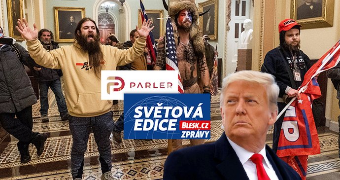 Trumpovi agresivní příznivci se domlouvali na síti Parler.