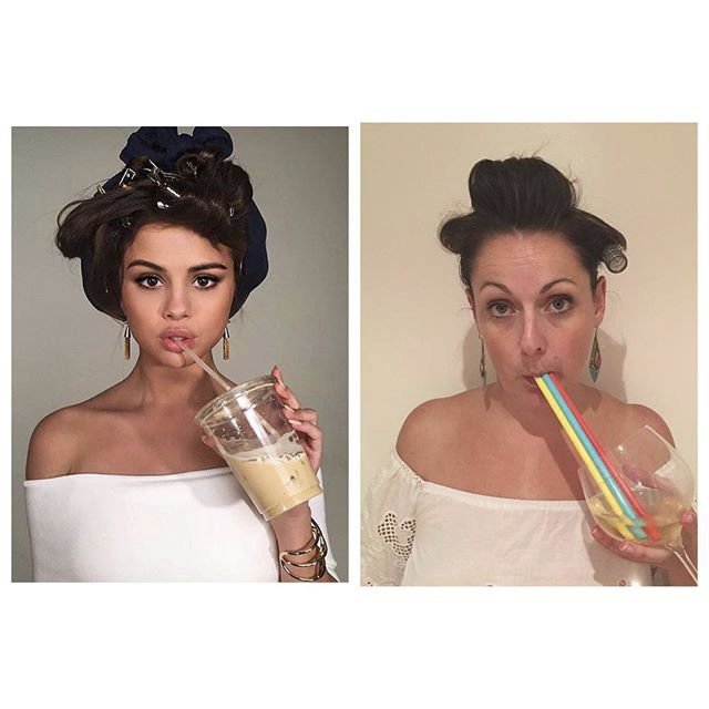 Parodie celebrit na Instagramu: Selena gomez