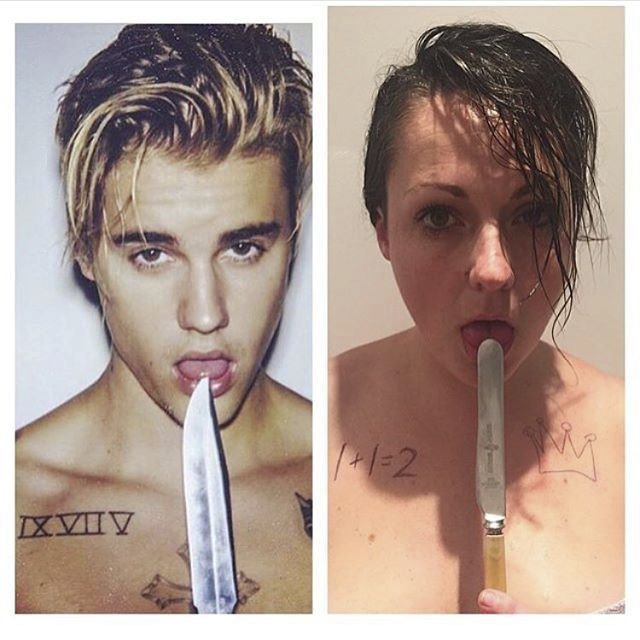 Parodie celebrit na Instagramu: Justin Bieber