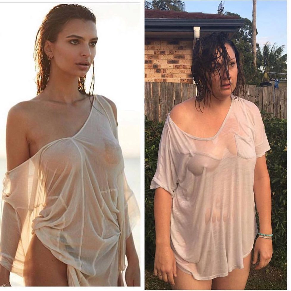 Celeste jako Emily Ratajkowski