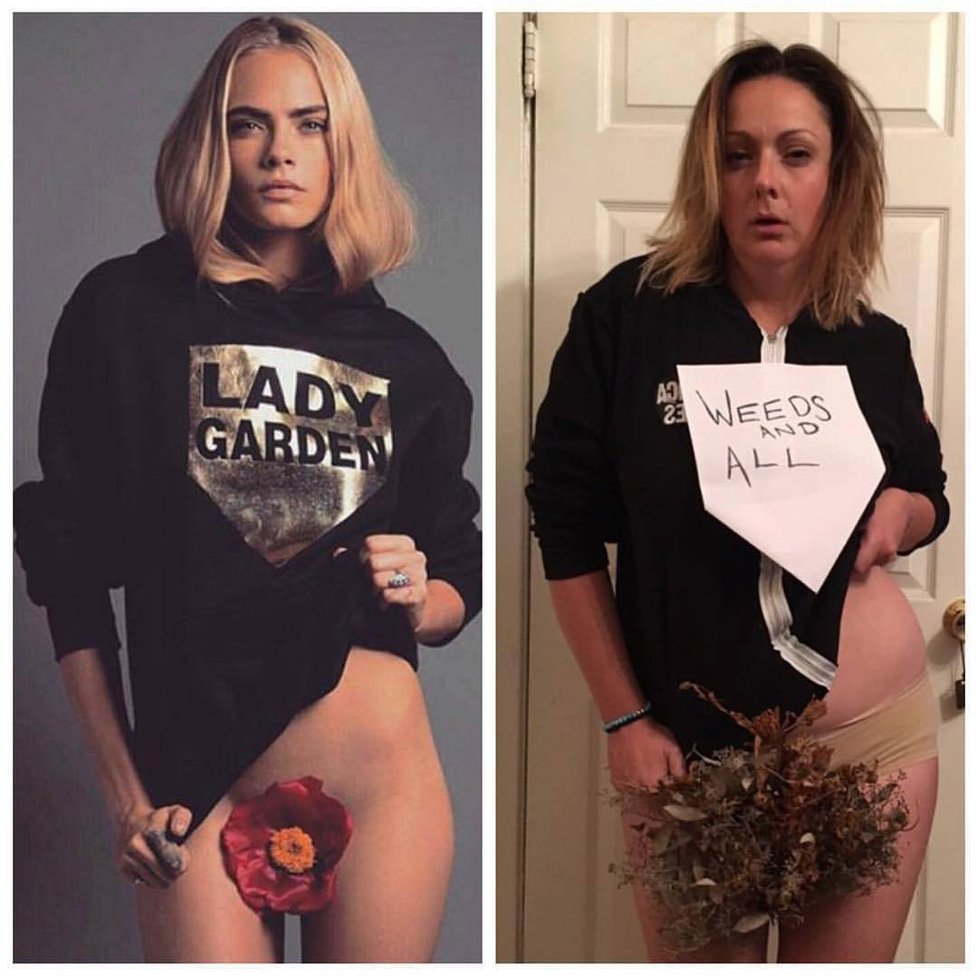 Celeste Barber paroduje Caru Delevingne