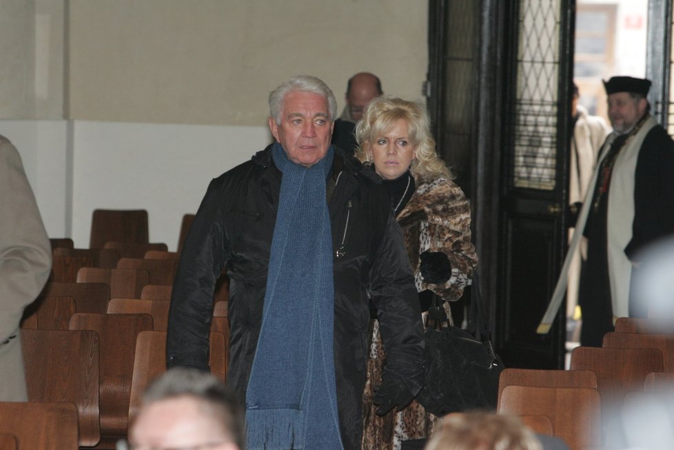 Jiří Krampol s manželkou