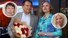 Jiří Paroubek, současná žena a exmanželky