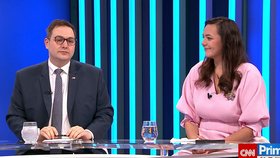 Jan Lipavský (za ODS) a Barbora Urbanová (STAN) v Partii (16.11.2025)