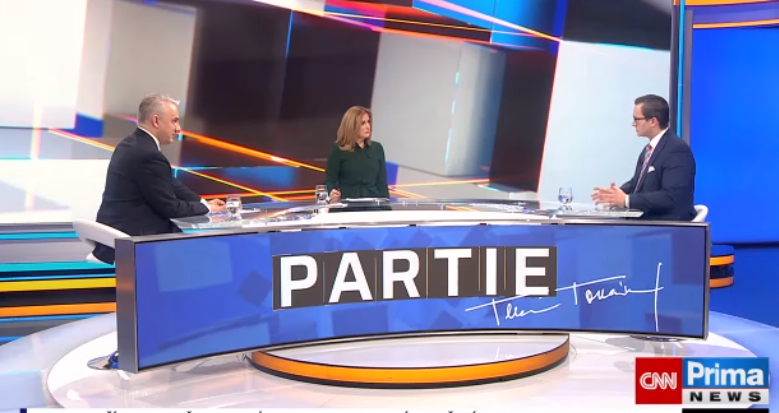 Partie na TV Prima: Odborář Josef Středula a ekonom Štěpán Křeček (9. 4. 2023)