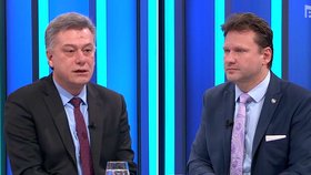 Partie Terezie Tománkové. Hosté Pavel Blažek (ODS) a Radek Vondráček (ANO)