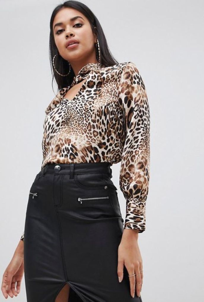 Leopardí top, Lipsy, 46 eur, prodává Asos.com