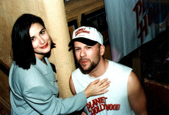 Demi Moore a Bruce Willis