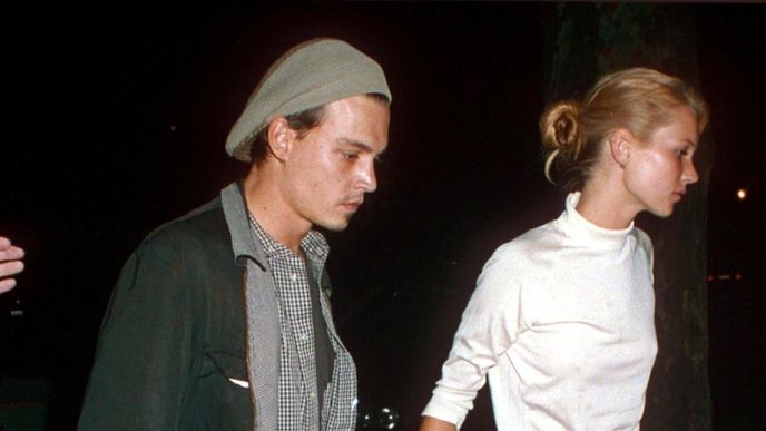 Johnny Depp a Kate Moss