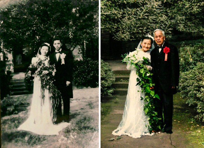 Tento pár si zopakoval svůj svatební den po sedmdesáti letech. Úžasné!