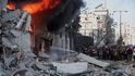 Izraelské ostřelování Pásma Gazy: Chán Júnis (9.12.2023)