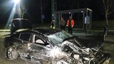 Šílenec pod vlivem si rozmlátil auto: Do obce vletěl v rychlosti 180 km/h!