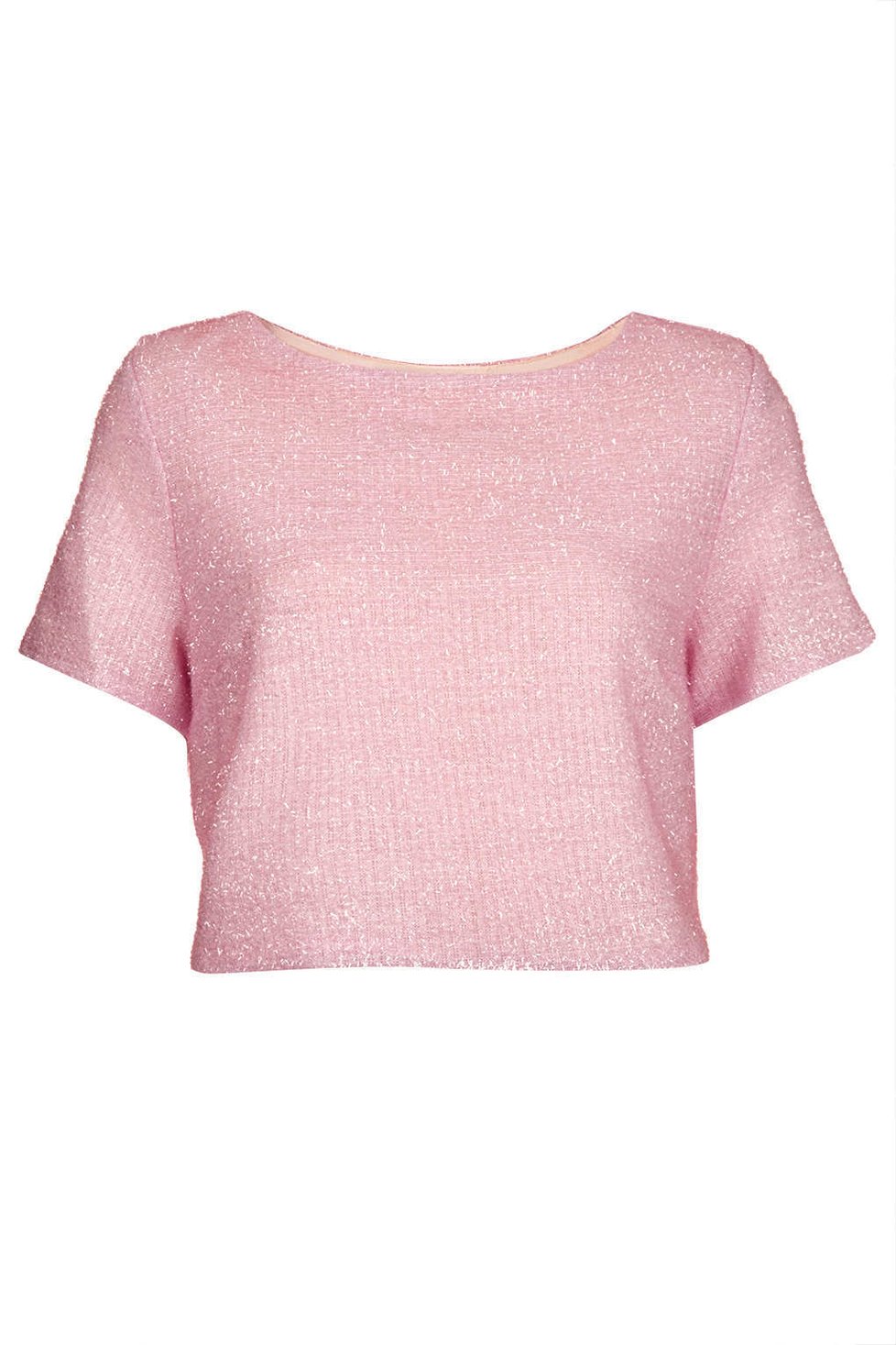 Krátký top, Topshop, cca 550 Kč.