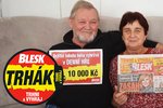 Pastorkovi z Kutné Hory s Bleskem vyhráli už počtvrté. V Denní hře Trháku nyní získali 10 000 korun!
