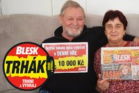 Pastorkovi z Kutné Hory získali v Denní hře Trháku deset tisíc korun: S Bleskem vyhráli už počtvrté!