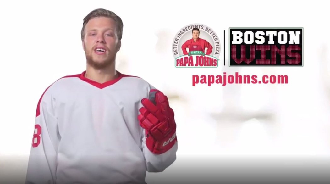 Síť restaurací Papa John´s Pizza;  Český útočník promoval 40% slevu na pizza menu. Zájemcům stačilo zadat kód BOSTONVYHRAJE.