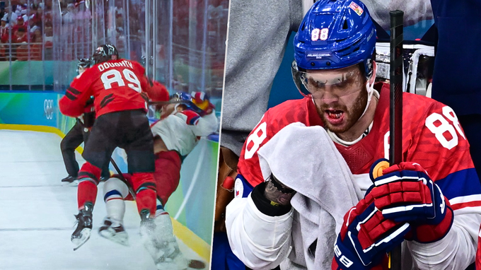 Krvavé zranění tvrďáka Pastrňáka: Doughty ho rozpáral, sešili ho 17 stehy! Krvavé zranění tvrďáka Pastrňáka: Doughty ho rozpáral, sešili ho 17 stehy!