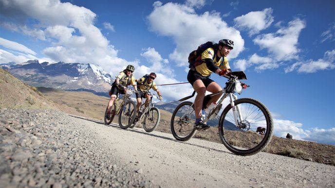 Patagonian Expedition Race se skládá ze tří základních disciplín: horské kolo, trekking a jízda na kajaku.