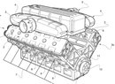 Patent motoru Ferrari