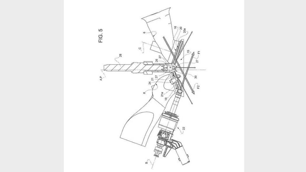 Patent motoru Ferrari