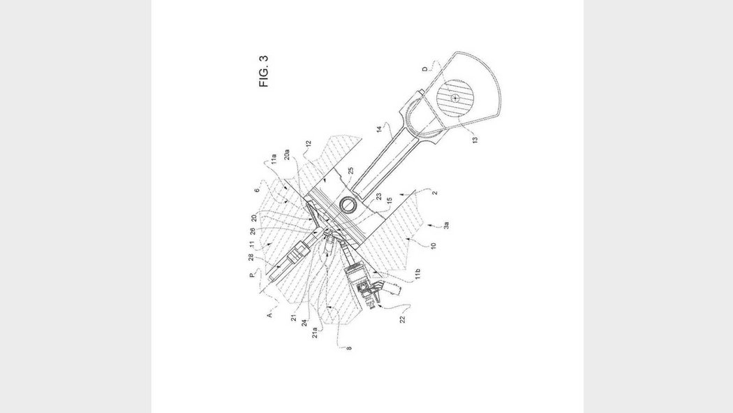 Patent motoru Ferrari