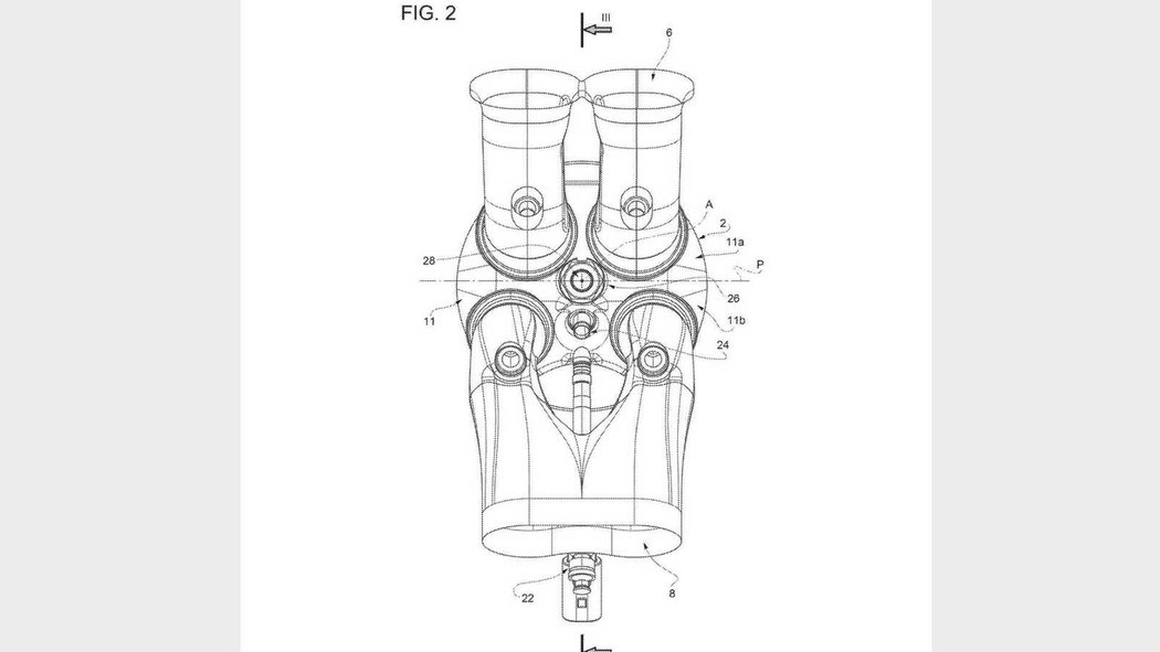 Patent motoru Ferrari