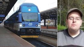 Mentálně zaostalý Jaromír (31) před osmi lety zmizel beze stopy, teď se objevil ve vlaku a zase zmizel.