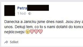 Danielova matka na Facebook napsala, že šlo o únos.