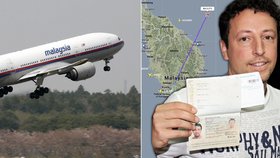 Ital Luigi Maraldi, kterému ukradli v Thajsku pas a na něj se pak někdo dostal do letadla Boeing 777 společnosti Malaysia Airlines