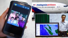 Pátrání po malajsijském letadle pokračuje. Nalevo fotka rodiny dívky, která měla na palubě nevlastního bratra s jeho manželkou