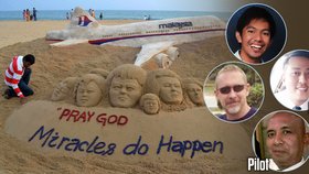 Lidé se modlí za cestující i posádku malajsijského letu