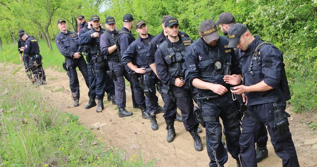 Desítky policistů ve středu pátraly na Hodonínsku po sebevrahovi. Ilustrační foto