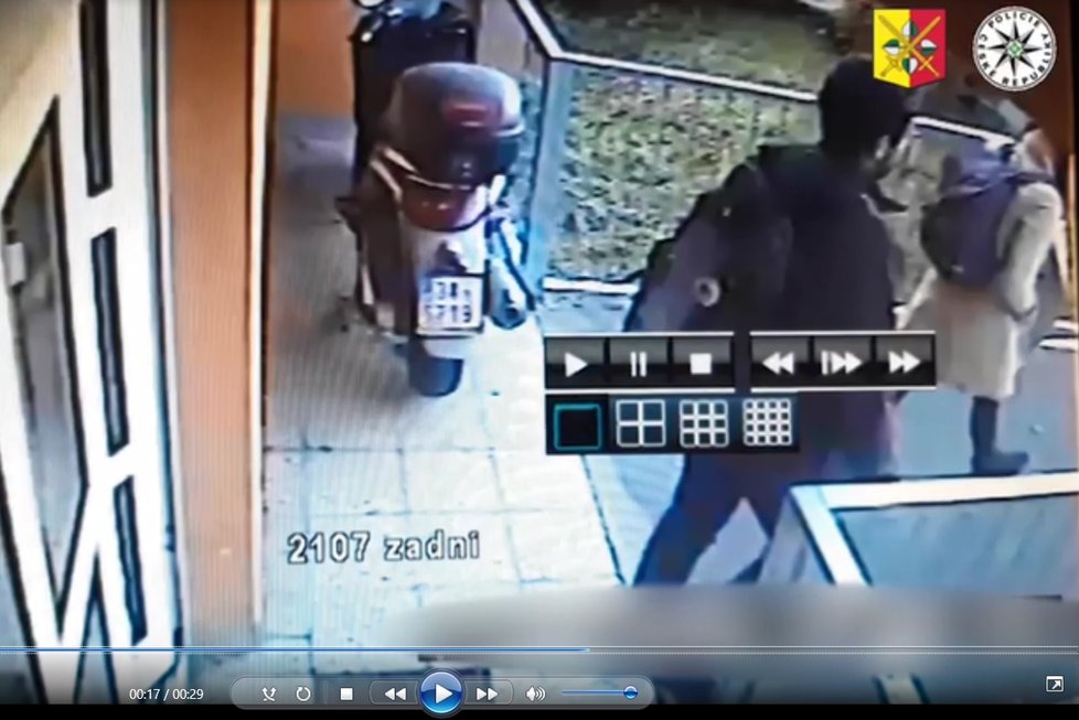 Policie pátrala po Nině H. a Janu P., kteří byli od pátku nezvěstní. V neděli zveřejnila video z kamery, které je zachytilo, jak vychází z domu ve Stodůlkách.