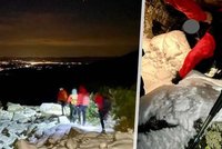 Turisti v Tatrách utekli pomalým partnerkám: Záchranáři ztracené ženy hledali až do rána