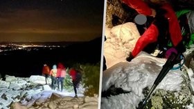 Turisti v Tatrách utekli pomalým partnerkám: Záchranáři ztracené ženy hledali až do rána