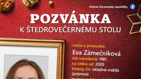 Slovenská policie boduje: Vtipně zve nejhledanější zločince ke štědrovečerní tabuli